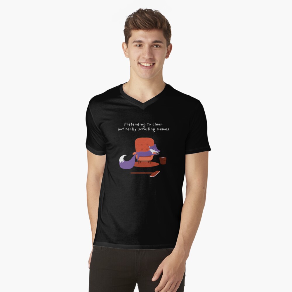 Item preview, V-Neck T-Shirt designed and sold by ItsPurpleFox.