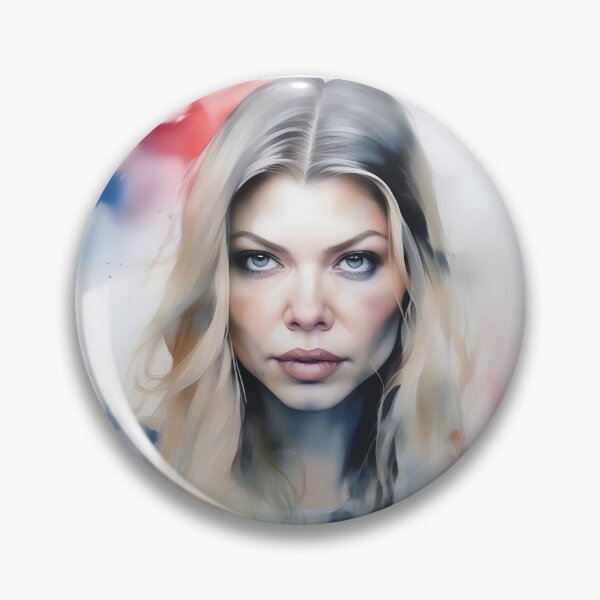 Item preview, Watercolor portrait of Fergie designed and sold by bogfl.