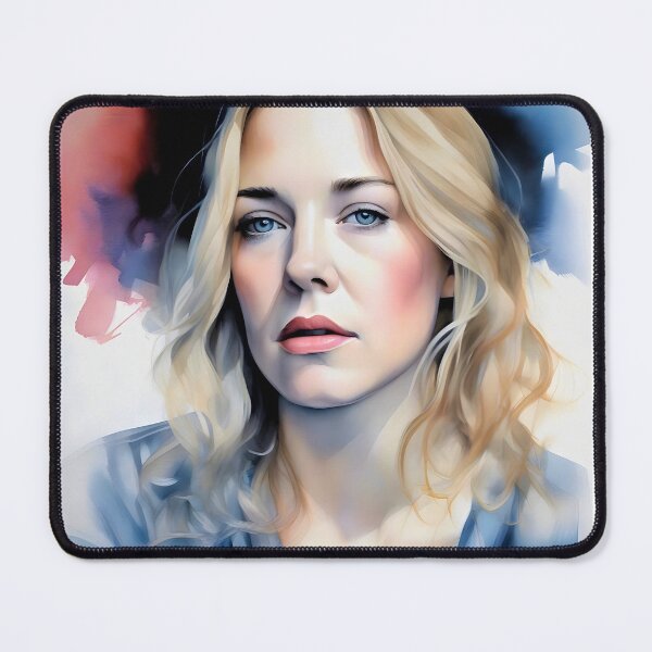 Item preview, Watercolor portrait of Diana Krall designed and sold by bogfl.