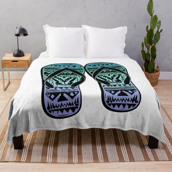 Item preview, Neptunic Pride Flag Tribal Flip-Flops Design – Vibrant Pride Art designed and sold by Travelslightly.