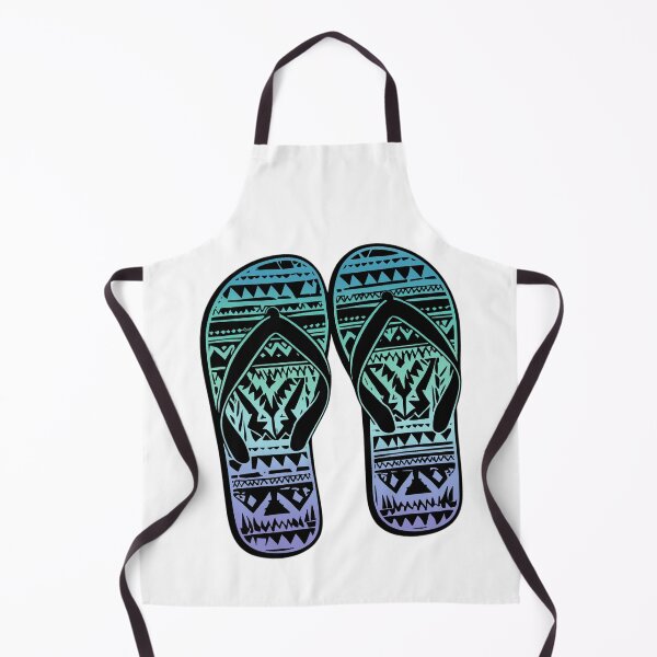 Item preview, Neptunic Pride Flag Tribal Flip-Flops Design – Vibrant Pride Art designed and sold by Travelslightly.