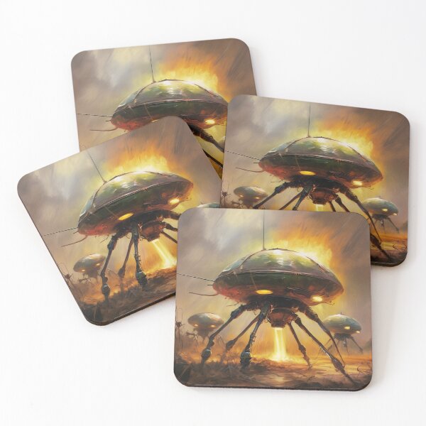 Item preview, Martians heat ray at Horsell Common designed and sold by Island Art Studios.