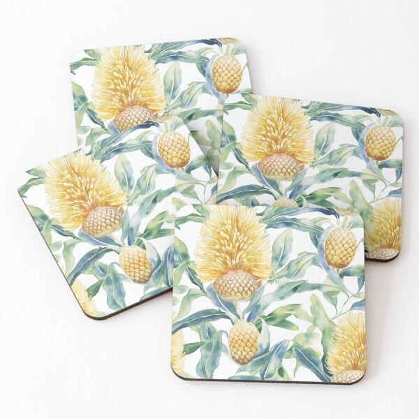 Item preview, Native Australian Flora, Flower, Banksia designed and sold by PapuruDesigns.