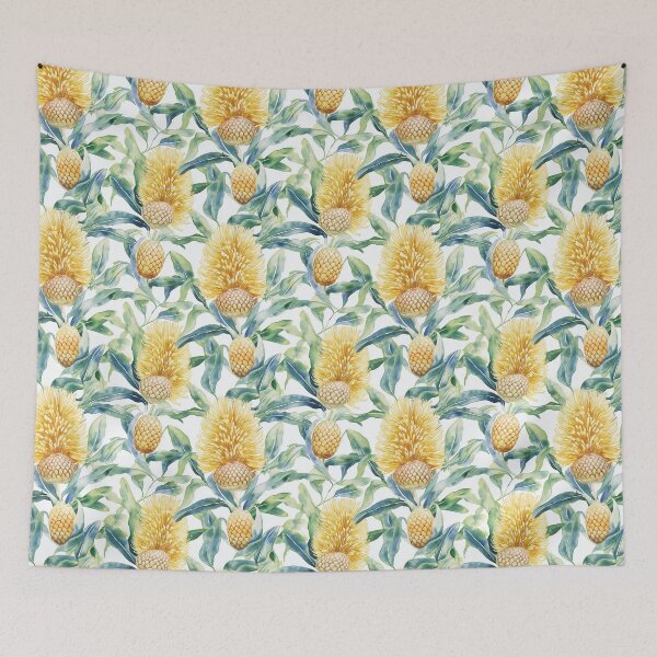 Item preview, Native Australian Flora, Flower, Banksia designed and sold by PapuruDesigns.