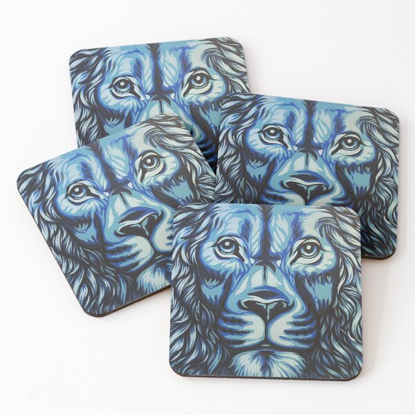 Item preview, Blue Lion Face Painting designed and sold by alloftheinspired.