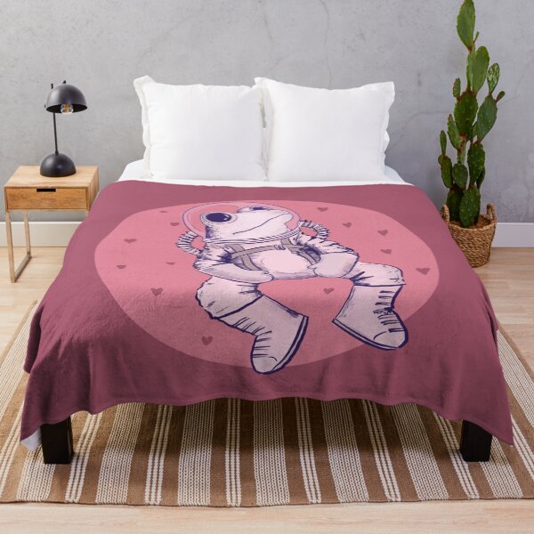 Item preview, Adorable valentine frog cosmonaut in space with heart background designed and sold by Matoforma.
