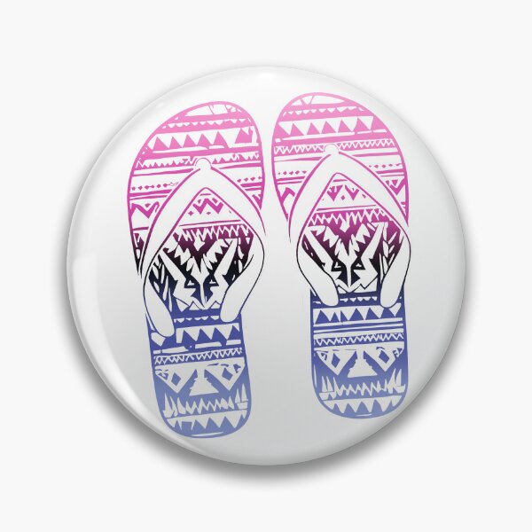Item preview, Omnisexual Pride Flag Tribal Flip-Flops Design – Vibrant Pride Art designed and sold by Travelslightly.