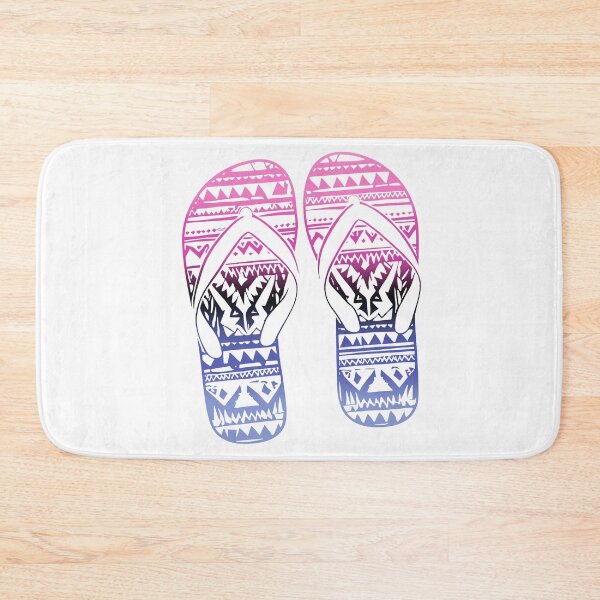 Item preview, Omnisexual Pride Flag Tribal Flip-Flops Design – Vibrant Pride Art designed and sold by Travelslightly.