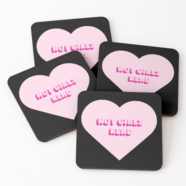 Item preview, Chicas calientes leen libros estéticos rosados para amantes - Regalos divertidos Libro Corazón caliente femenino Lindos colores pastel rosa designed and sold by MatthewViews.