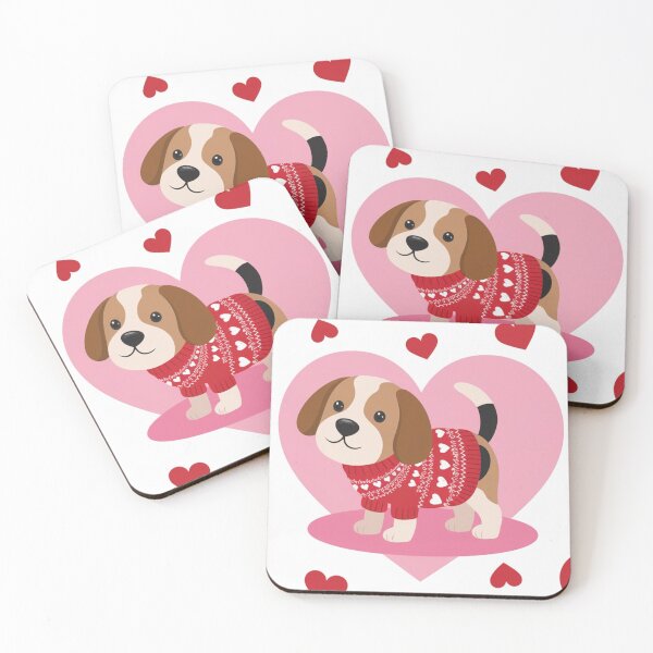 Item preview, Valentine Beagle Bliss designed and sold by NeatThingLover.