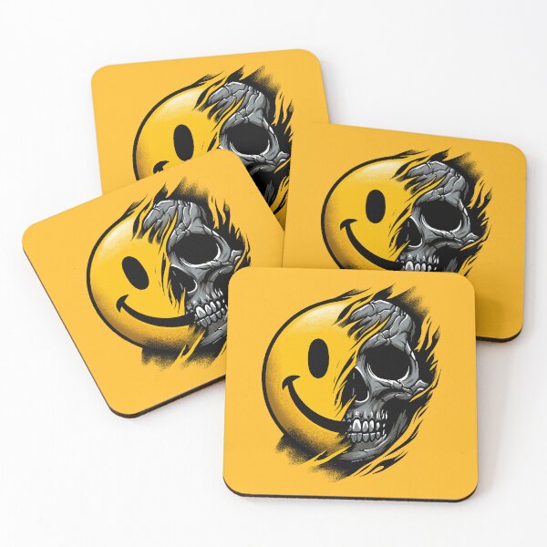 Item preview, SMILEY FACE SKULL designed and sold by fumanto.