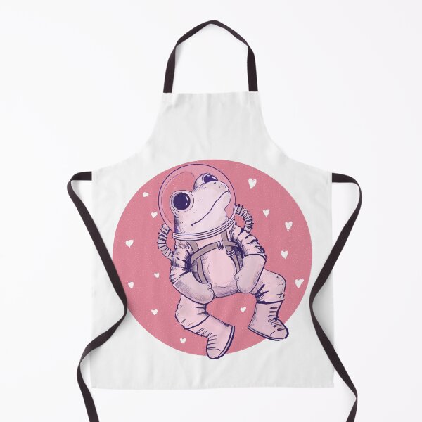 Item preview, Cute valentine frog in space with heart background designed and sold by Matoforma.
