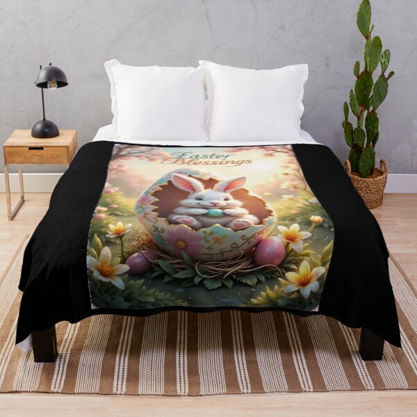 Artikelvorschau, Eleganter Osterhase in kunstvollem Ei entworfen und verkauft von ArtCreator2023.