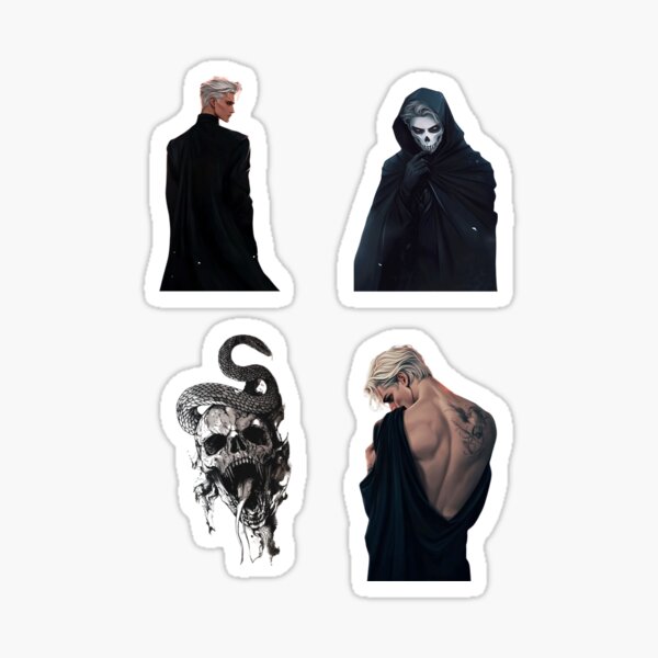 Artikel-Vorschau von Dramione Gefolterter Draco Sticker Pack, designt und verkauft von Anto's Imaginarium.
