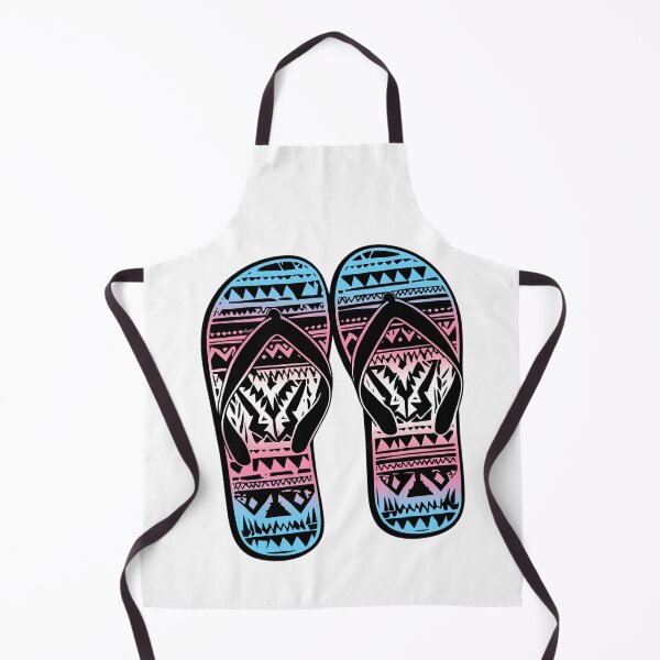Item preview, Transgender Pride Flag Tribal Flip-Flops Design – Vibrant Pride Art designed and sold by Travelslightly.