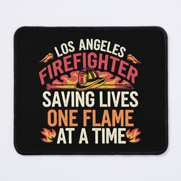 Item preview, Los Angeles Firefighter – Saving Lives, One Flame at a Time designed and sold by tmerchtrends.