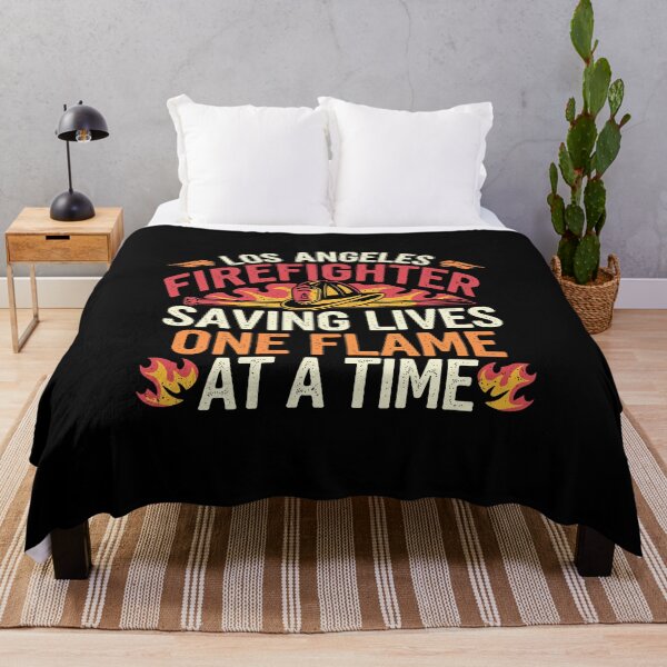 Item preview, Los Angeles Firefighter – Saving Lives, One Flame at a Time designed and sold by tmerchtrends.