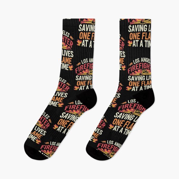 Item preview, Los Angeles Firefighter – Saving Lives, One Flame at a Time designed and sold by tmerchtrends.