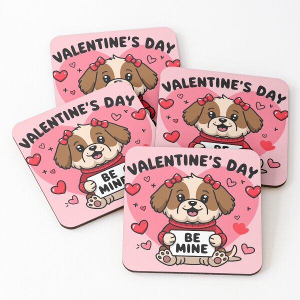 Item preview, Valentine St Bernard's Bliss designed and sold by NeatThingLover.