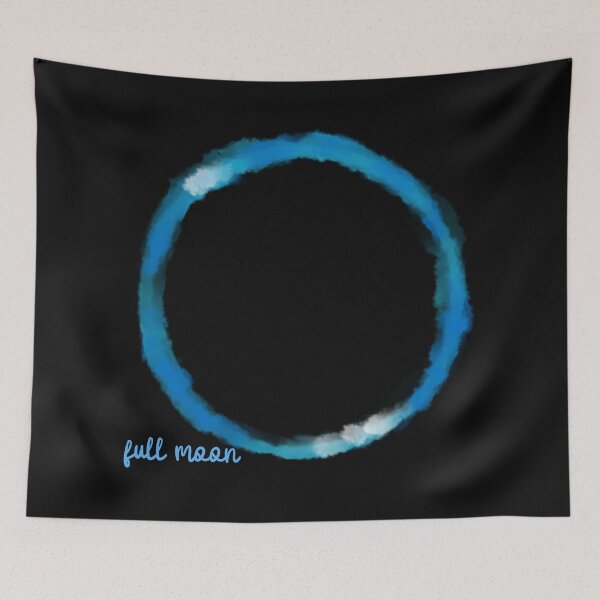 Item preview, full moon-blue full moon-meditation designed and sold by Betinka.