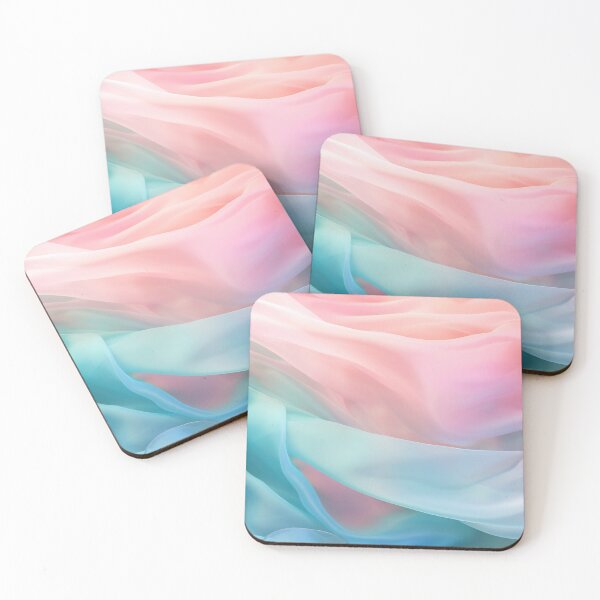 Item preview, Soft folds of chiffon fabric in tranquil pastel colors create a delicate and dreamy texture. designed and sold by anytka.