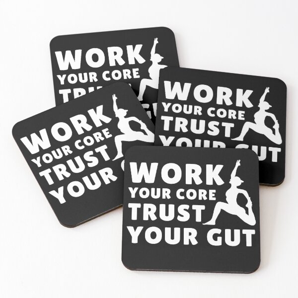 Item preview, Work Your Core Trust Your Gut Core Strength Healthy Body Motivational designed and sold by MouDantArts.