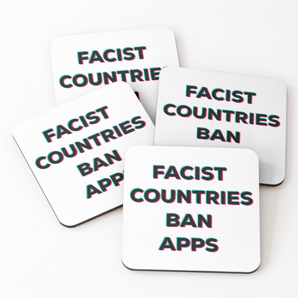 Item preview, Facist Countries Ban Apps designed and sold by RiverLeigh.
