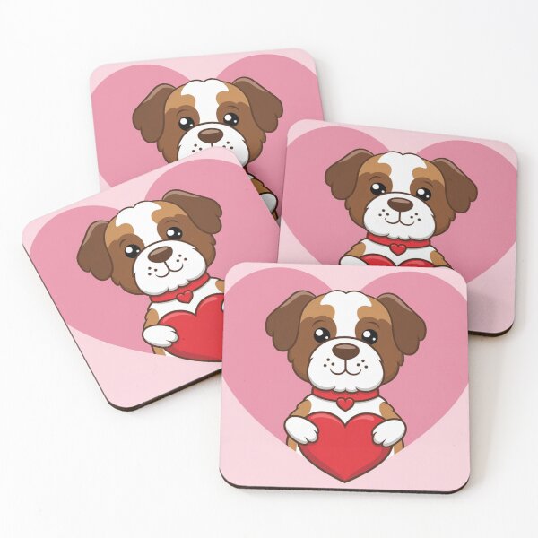 Item preview, Valentine’s St Bernard Bliss designed and sold by NeatThingLover.