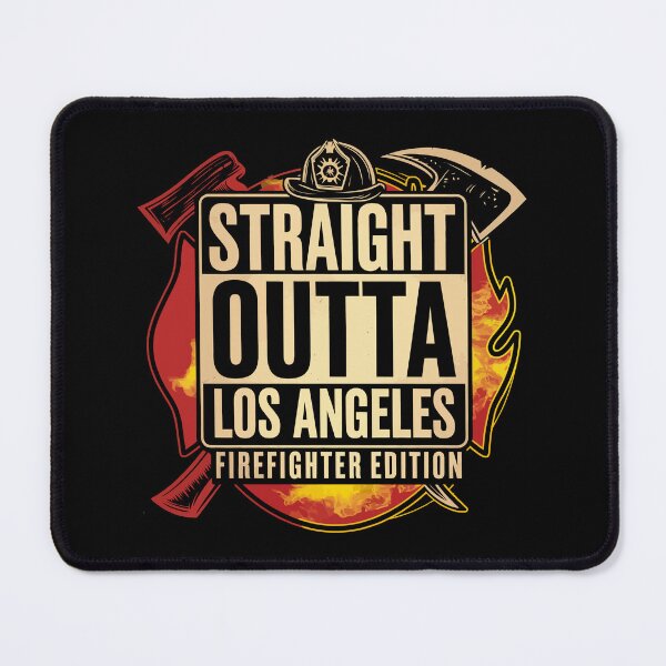 Item preview, Straight Outta Los Angeles – Firefighter Edition designed and sold by tmerchtrends.