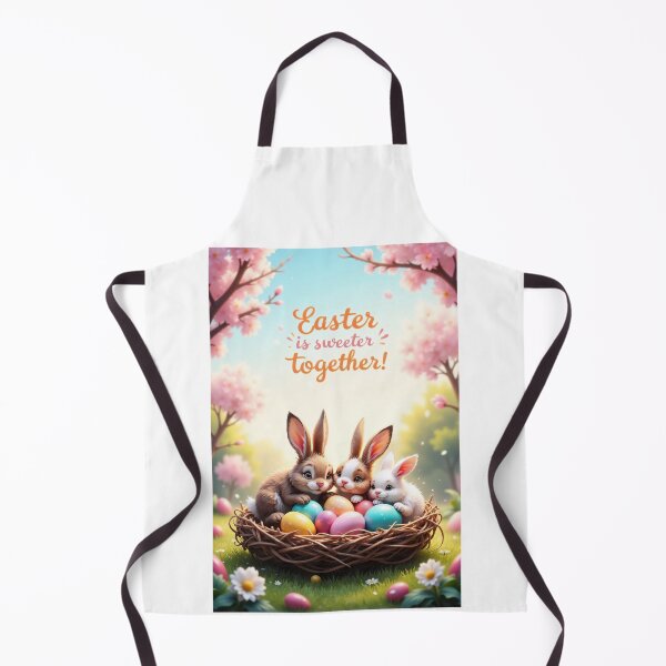 Item preview, Magical Easter bunnies in a springlike nest designed and sold by ArtCreator2023.