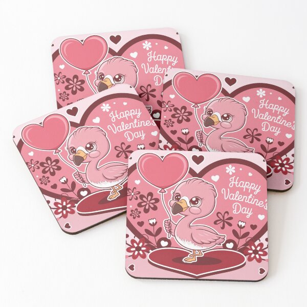 Item preview, Valentine’s Flamingo Bliss designed and sold by NeatThingLover.
