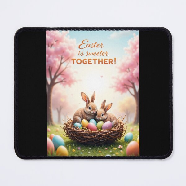 Item preview, Springtime: Cuddly bunnies and Easter eggs designed and sold by ArtCreator2023.