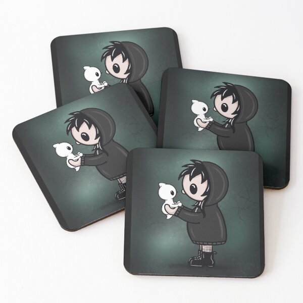 Item preview, cute gothic girl with ghost designed and sold by Pezi-Creation.