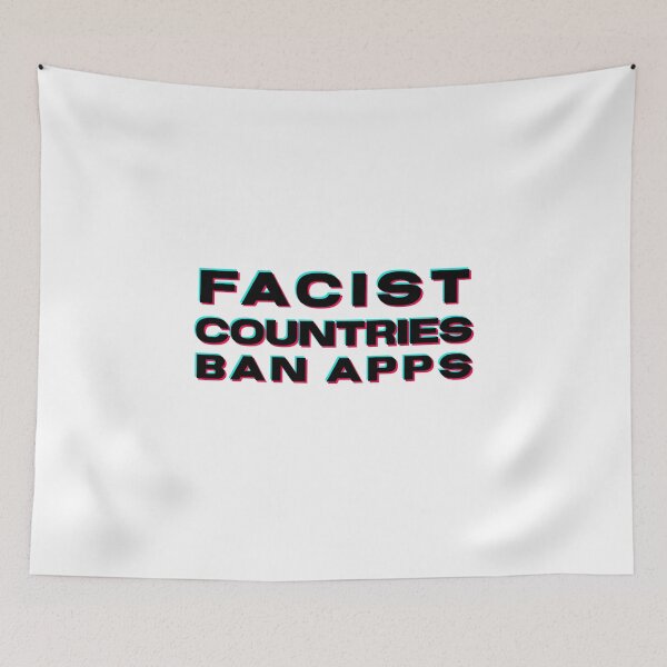 Item preview, Facist Countries Ban Apps designed and sold by RiverLeigh.