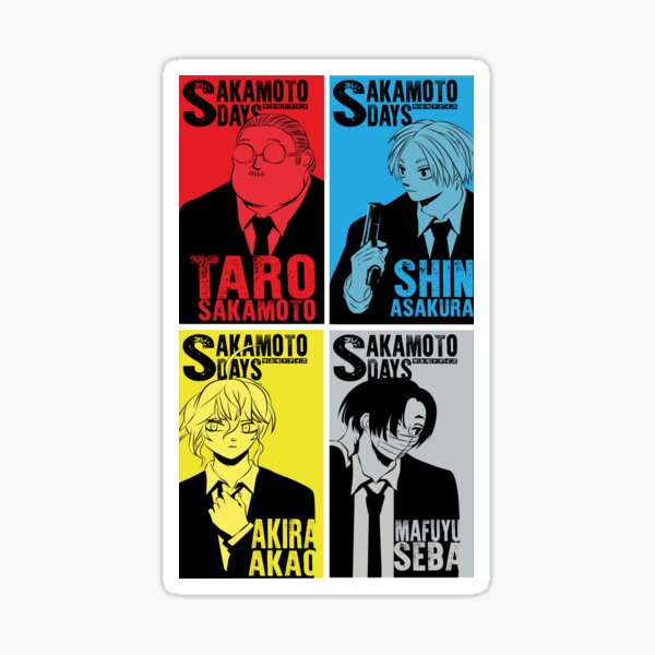 SAKAMOTO DAYS: ALL CHARACTERS Sticker