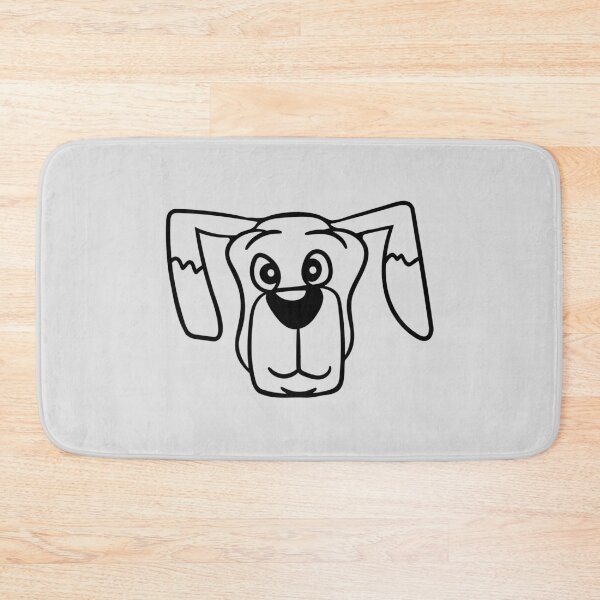 Artikelvorschau, Hund Gesicht Kleines Glückliches Haustier Kopf Süß Comic Cartoon entworfen und verkauft von shirt-o-mat.
