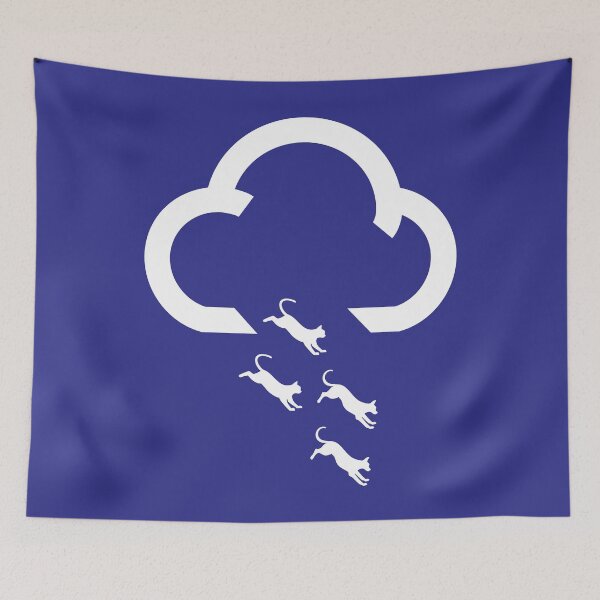 Item preview, Funny Raining Cats and Dogs designed and sold by eldram.
