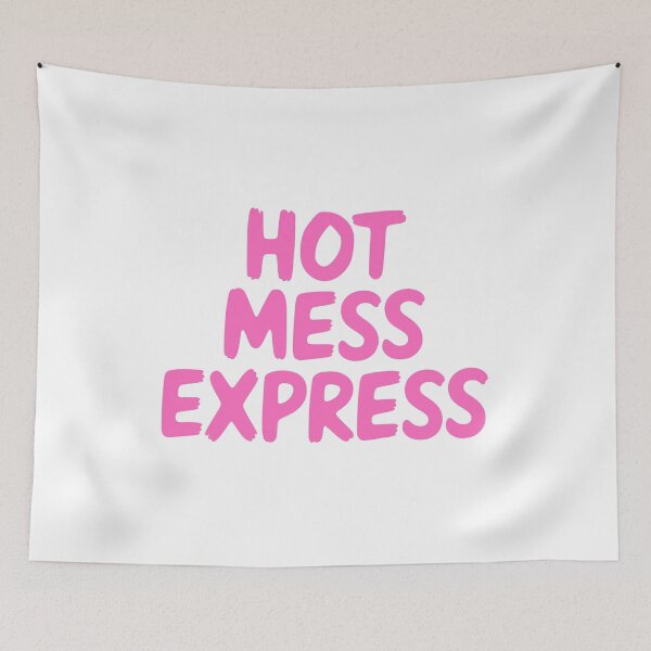 Item preview, Hot Mess Express! Pink Funny Girly Humor designed and sold by PMCreative.