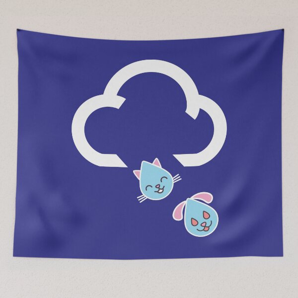 Item preview, Cute Raining Cats and Dogs designed and sold by eldram.