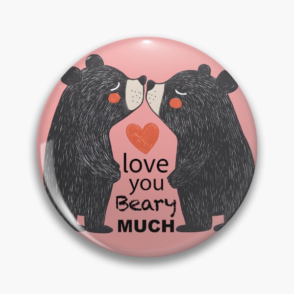Artikelvorschau, Ich liebe dich, Beary Much Vintage entworfen und verkauft von Anicue.