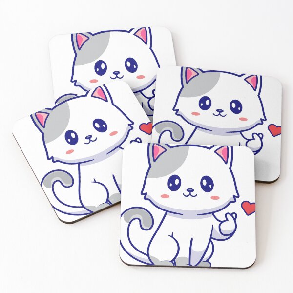 Item preview, love cat designed and sold by Stamp 18.