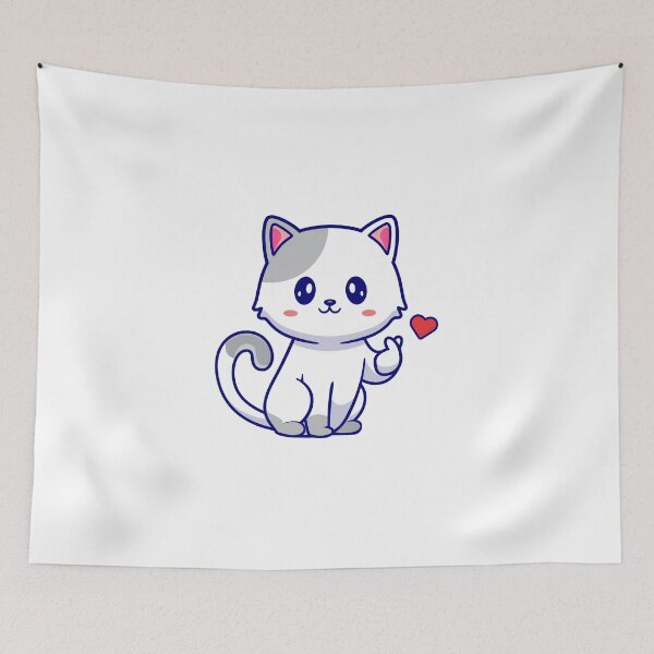 Item preview, love cat designed and sold by Stamp 18.