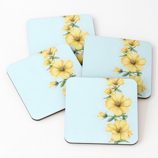 Item preview, Yellow floral design designed and sold by Lewis-mart.
