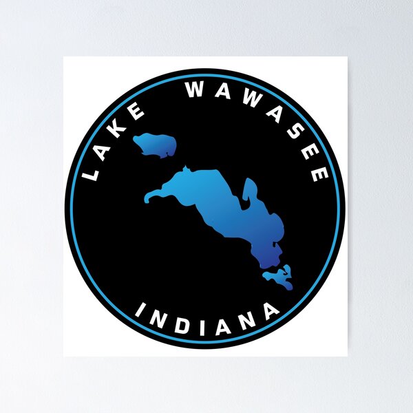 Item preview, Lake Wawasee Indiana designed and sold by SwiftSlothMedia.