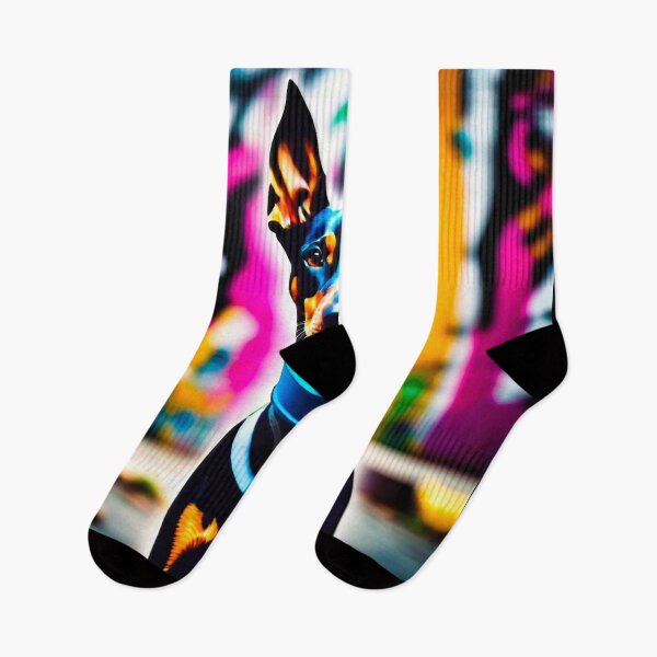 Item preview, Urban graffiti street art Doberman Dog designed and sold by Drone-tees.