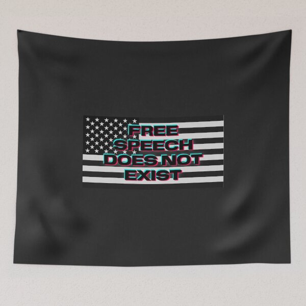 Item preview, Free Speech Does Not Exist designed and sold by RiverLeigh.