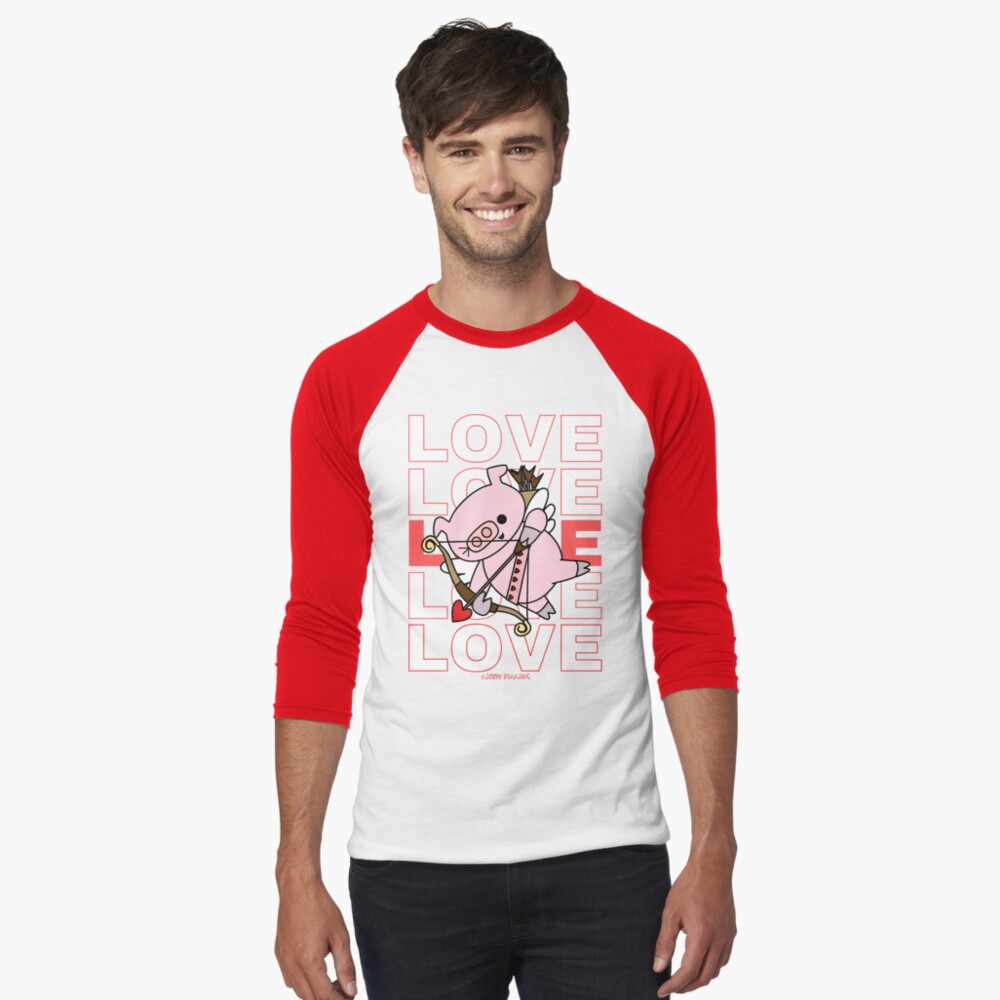 Item preview, Baseball ¾ Sleeve T-Shirt designed and sold by loopcreations.