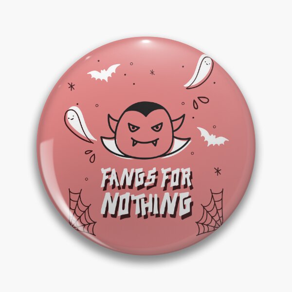 Item preview, Fangs For Nothing, adult Horror, Creepy Cute Vampire theme designed and sold by Horror Riot.