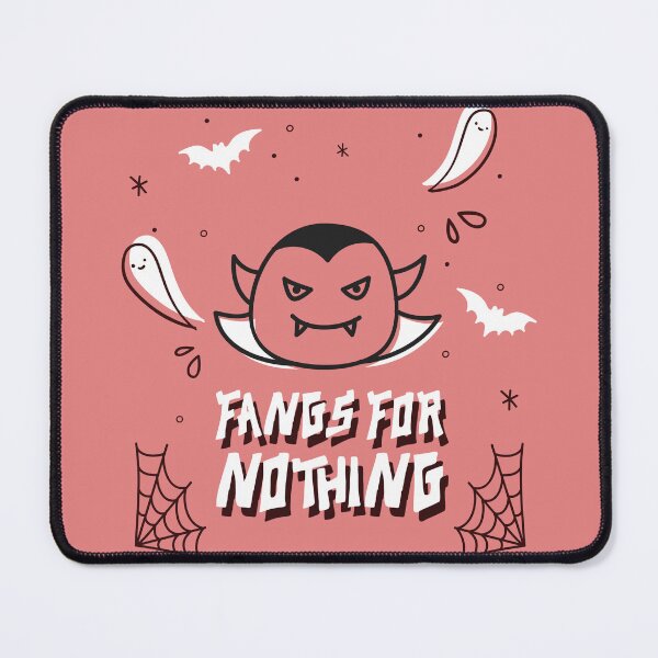 Item preview, Fangs For Nothing, adult Horror, Creepy Cute Vampire theme designed and sold by Horror Riot.
