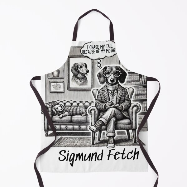 Item preview, Sigmund Fetch – Funny Dog Therapist Tee for Dog Lovers designed and sold by BlankCanvasHaHa.